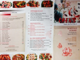 Chen's menu