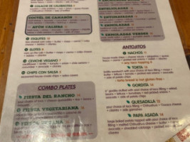 Cuñada menu