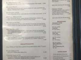 Dagwood's Cafe Diner menu