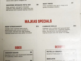 Bosna Express menu