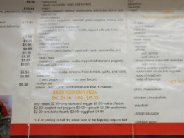 Mario’s Pizza Union Pier menu