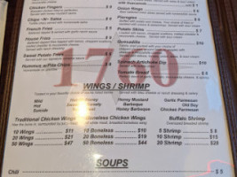 1760 Pub N Grille menu