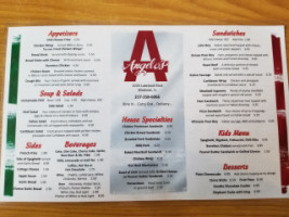 Angelo's Pizza menu