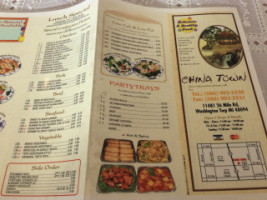 China Town menu