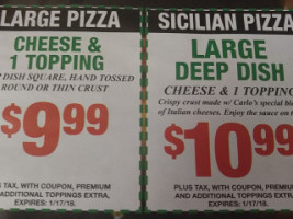 Carlo's Pizza menu