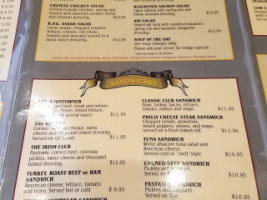 Keegan's Sports Lounge Grill menu