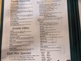 Mother Hubbard's Restaurant menu