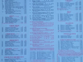 Great Wall Chinese Delmar menu