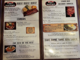 Bennett's Pit Bar-b-que Restaurant In Gatl menu