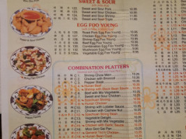 Hong Kong Express menu