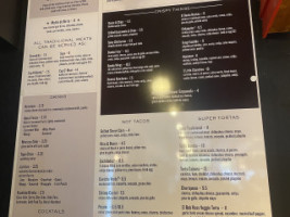 Taco Bamba menu