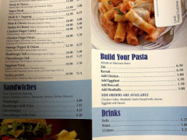 Spaziano's Pizzeria menu