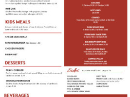 Sweet's Grill And menu