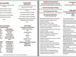 26 Tavern menu