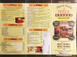 North House Of Pizza menu