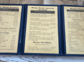 Mangy Moose Cafe menu