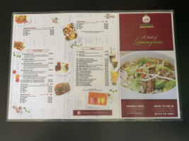 Lemongrass Vietnamese Cuisine menu