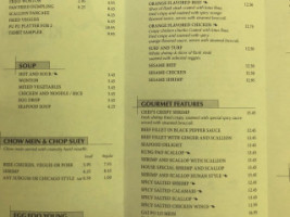 Long's Kitchen menu