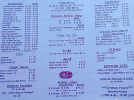 B R Cafe menu