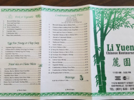 Li Yuen Chinese menu