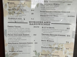 Surf City Billiards Cafe menu