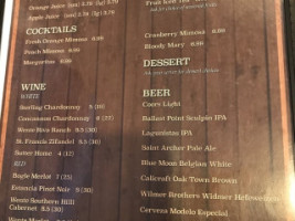 833 Brick Cafe menu