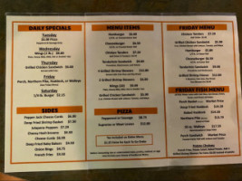 T C Pub Grill menu