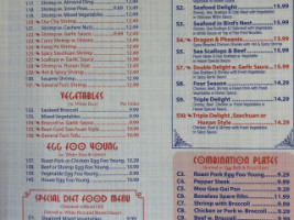 Panda House menu