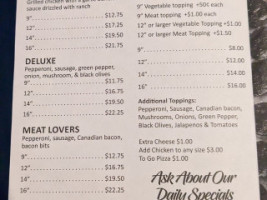 Cash Swillies menu