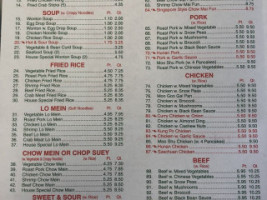 King Wok menu