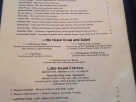 Little Nepal: Indian Restaurant Bar menu