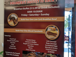 Barnyard Buffet menu