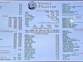 The Famous 727 At Venice Pizzeria menu