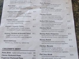 Rancho Santa Fe Bistro menu