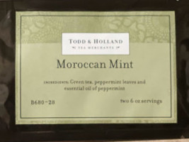 Todd Holland Tea Merchants menu