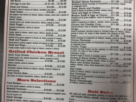 Jaco's Pizzeria menu