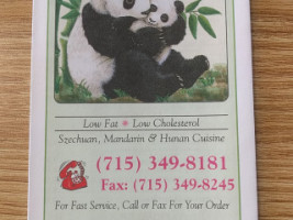 Panda Inn menu