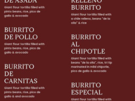 La Parrilla Yucatan Mexican Food menu