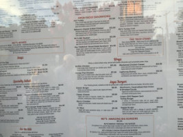 Mj's Restaurant Bar Grill menu