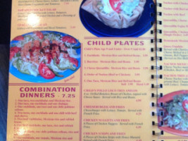 El Tres Amigos menu