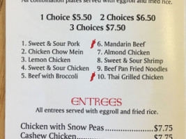 Wok Rice menu