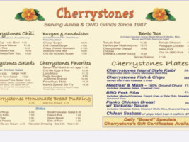 Cherrystones menu