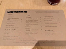 Stoke Charlotte menu