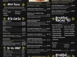 El Charro De Seguin menu