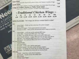 Devil's Pizzeria menu