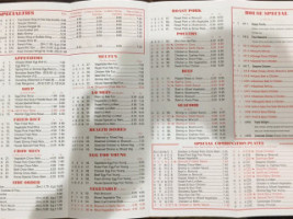 Golden China menu