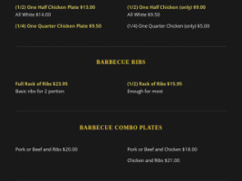 Ole Carolina Barbeque menu