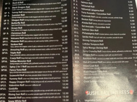 Sushi Kuu menu