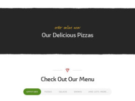 Special Pizza City menu