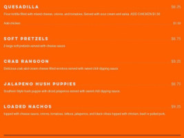 Spoondoggers And Grill menu